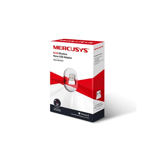 Tp-Link Mercusys MW150US 150 Mbps Nano Kablosuz USB Adaptör